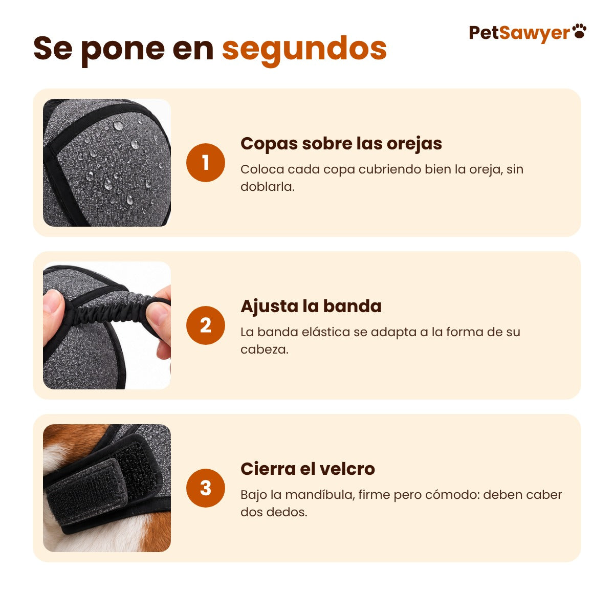 Cómo se colocan las orejeras